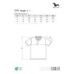 Herren Poloshirt Malfini Single J 202 schwarz