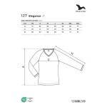 Damen Langarm T-Shirt Malfini Elegance 127 königsblau