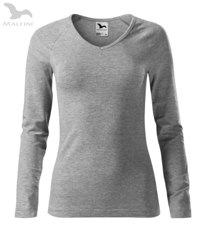 Damen Langarm T-Shirt Malfini Elegance 127 weiß