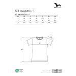 Damen T-Shirt Malfini Classic New 133 weiß
