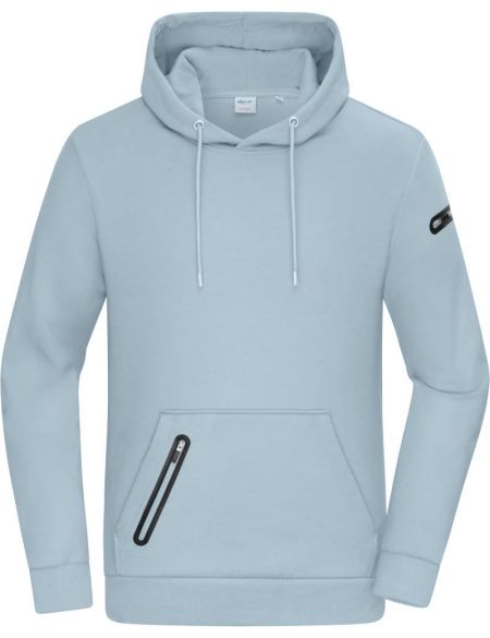 Herren Hoodie mit Interlock Daiber 8046 schwarz