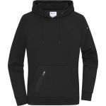 Damen Hoodie mit Interlock Daiber 8045 schwarz