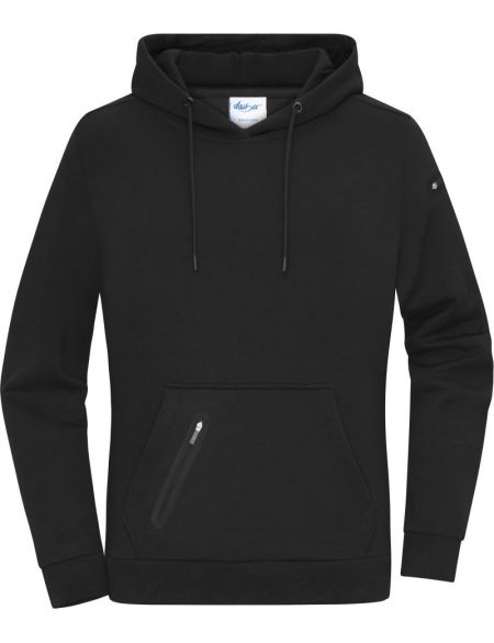 Damen Hoodie mit Interlock Daiber 8045 schwarz