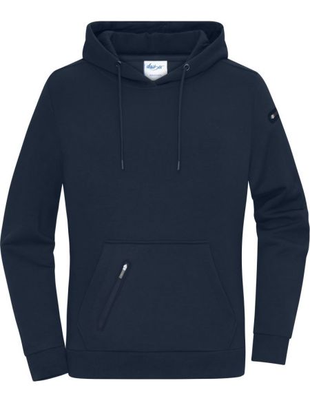 Damen Hoodie mit Interlock Daiber 8045 schwarz