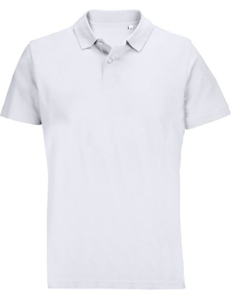 Poloshirt Unisex Sols Pulse weiß