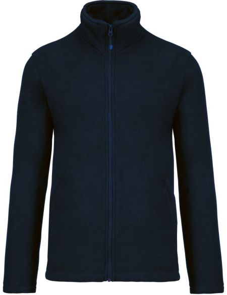 Herren Microfleecejacke Kariban Falco K911 himmelblau