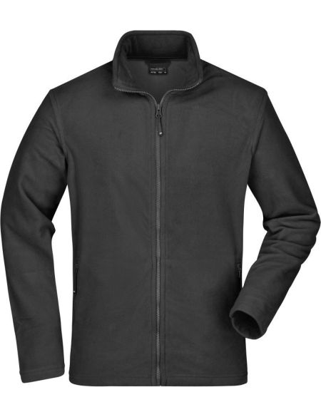 Herren Microfleecejacke Daiber JN766 schwarz