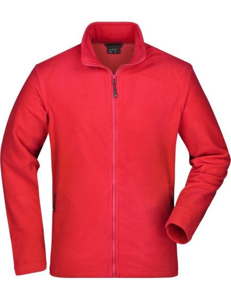 Herren Microfleecejacke Daiber JN766 schwarz