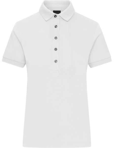 Damen Jersey Poloshirt Daiber JN1301 weiß