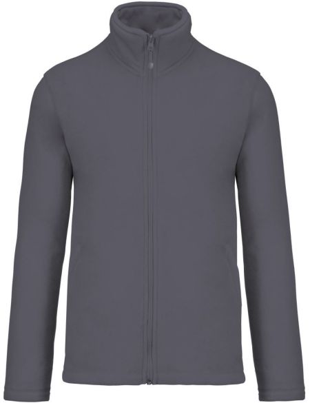 Herren Microfleecejacke Kariban Falco K911 himmelblau