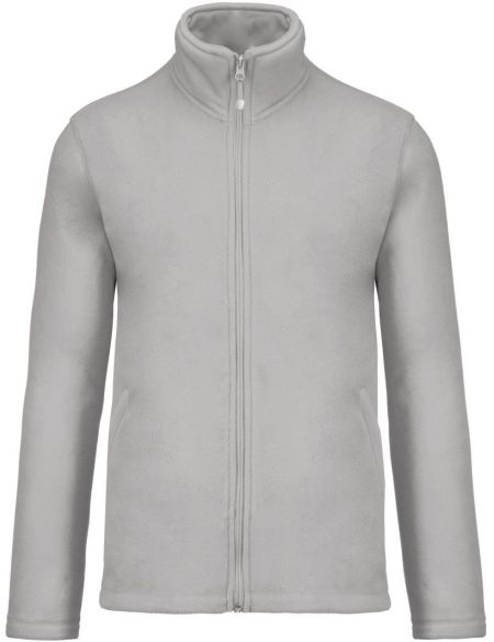 Herren Microfleecejacke Kariban Falco K911 himmelblau