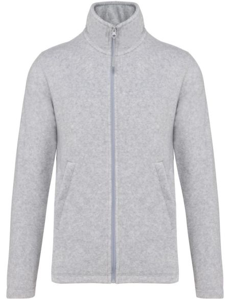 Herren Microfleecejacke Kariban Falco K911 himmelblau