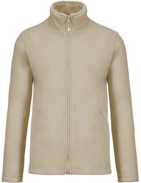 Herren Microfleecejacke Kariban Falco K911 himmelblau
