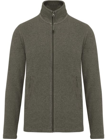Herren Microfleecejacke Kariban Falco K911 himmelblau
