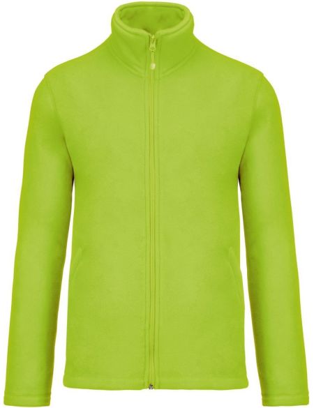 Herren Microfleecejacke Kariban Falco K911 himmelblau