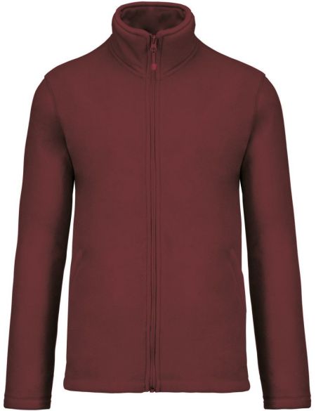 Herren Microfleecejacke Kariban Falco K911 himmelblau