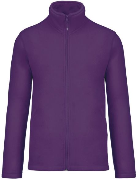 Herren Microfleecejacke Kariban Falco K911 himmelblau