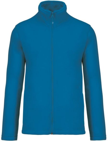 Herren Microfleecejacke Kariban Falco K911 himmelblau