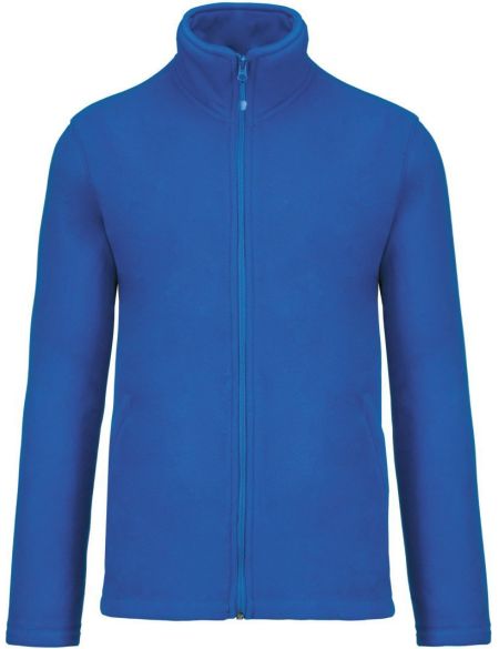 Herren Microfleecejacke Kariban Falco K911 himmelblau