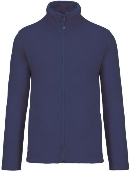 Herren Microfleecejacke Kariban Falco K911 himmelblau