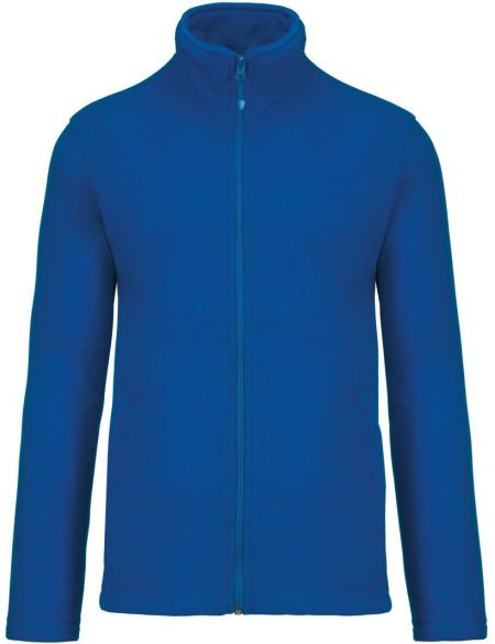 Herren Microfleecejacke Kariban Falco K911 himmelblau