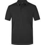 Herren Jersey-Poloshirt aus elastischem Material Daiber JN569 weiß/schwarz