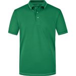 Herren Jersey-Poloshirt aus elastischem Material Daiber JN569 weiß/schwarz