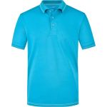 Herren Jersey-Poloshirt aus elastischem Material Daiber JN569 weiß/schwarz