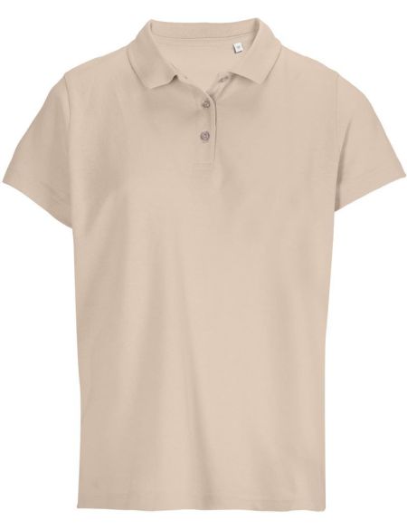 Damen Piqué-Poloshirt Sols Pulse Women weiß