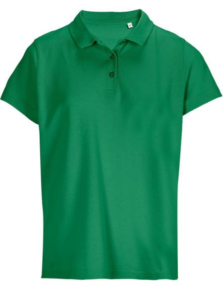 Damen Piqué-Poloshirt Sols Pulse Women weiß