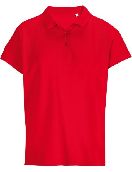Damen Piqué-Poloshirt Sols Pulse Women weiß