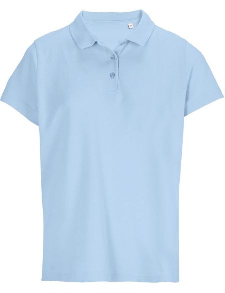 Damen Piqué-Poloshirt Sols Pulse Women weiß