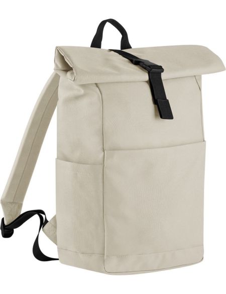 Rucksack Roll-Top Premium Recycled 18 L BagBase BG186 schwarz