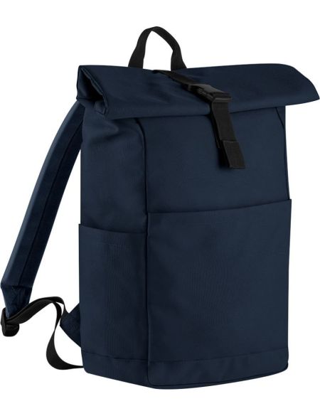 Rucksack Roll-Top Premium Recycled 18 L BagBase BG186 schwarz