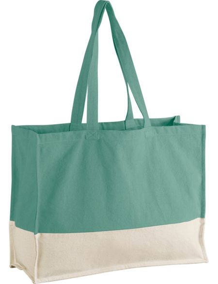 Bio-Baumwolltasche EarthAware Westford Mill W858 schwarz/natur