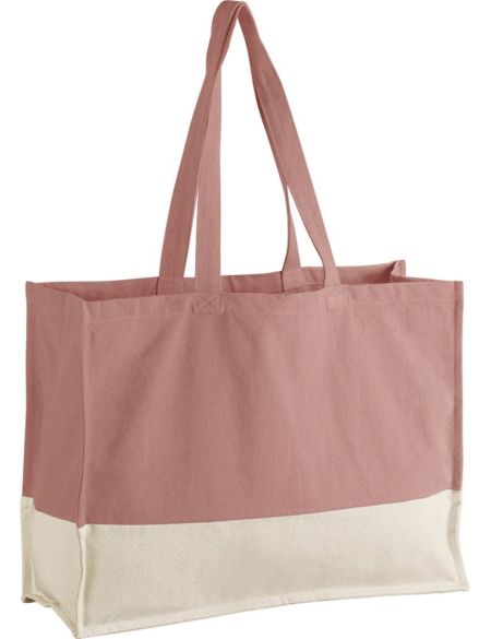 Bio-Baumwolltasche EarthAware Westford Mill W858 schwarz/natur