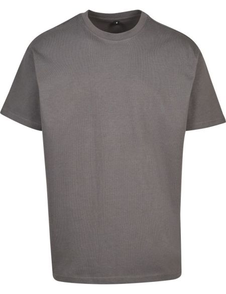 Oversize-T-Shirt aus schwerer Baumwolle Build your Brand BY102 weiß