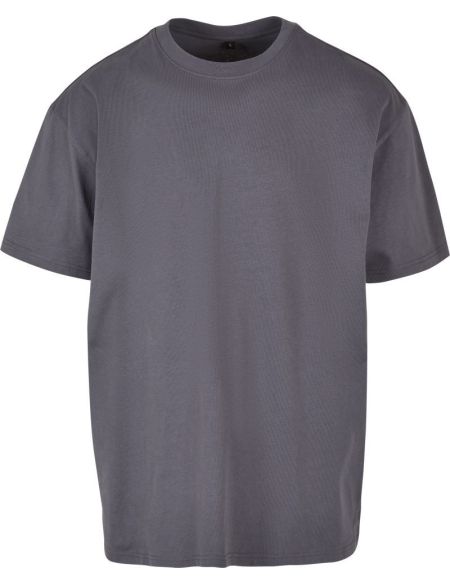 Oversize-T-Shirt aus schwerer Baumwolle Build your Brand BY102 weiß