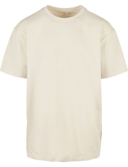 Oversize-T-Shirt aus schwerer Baumwolle Build your Brand BY102 weiß