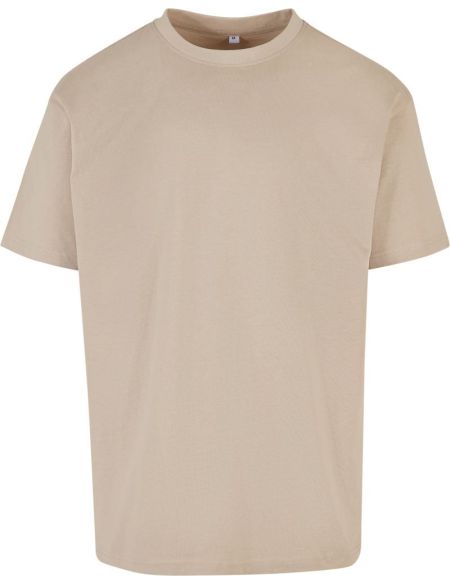 Oversize-T-Shirt aus schwerer Baumwolle Build your Brand BY102 weiß