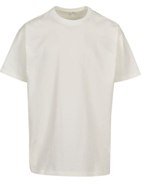 Oversize-T-Shirt aus schwerer Baumwolle Build your Brand BY102 weiß