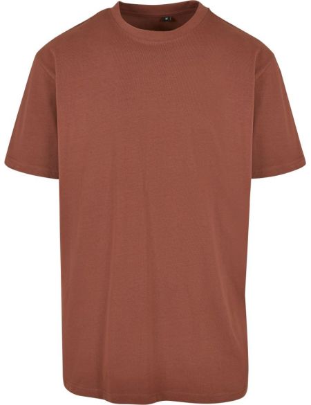 Oversize-T-Shirt aus schwerer Baumwolle Build your Brand BY102 weiß