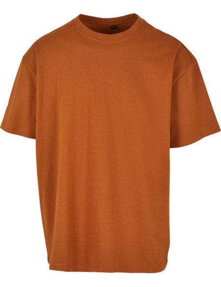 Oversize-T-Shirt aus schwerer Baumwolle Build your Brand BY102 weiß