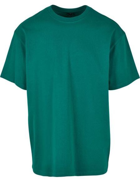 Oversize-T-Shirt aus schwerer Baumwolle Build your Brand BY102 weiß