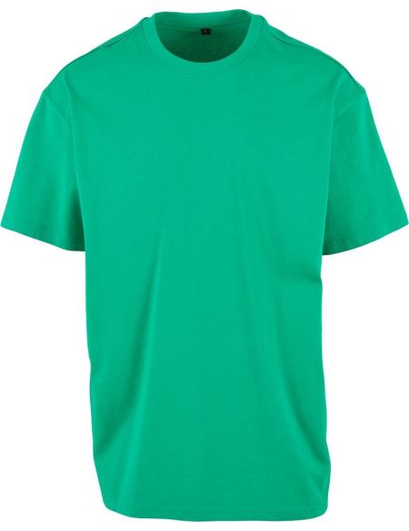 Oversize-T-Shirt aus schwerer Baumwolle Build your Brand BY102 weiß