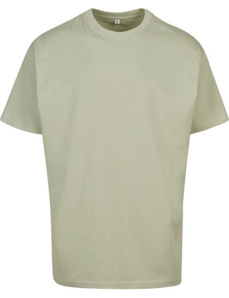 Oversize-T-Shirt aus schwerer Baumwolle Build your Brand BY102 weiß