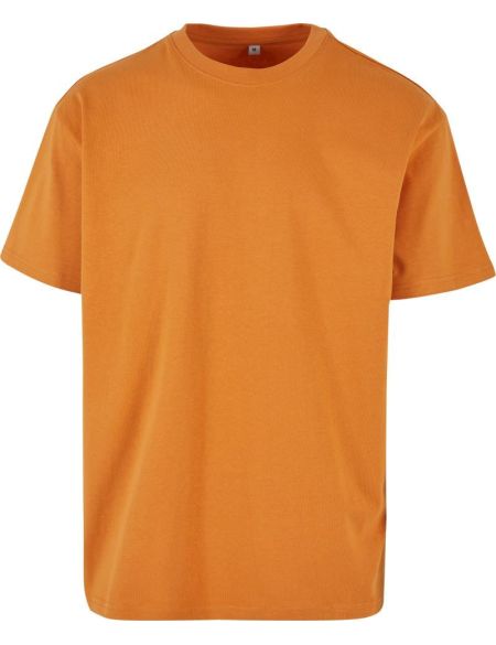 Oversize-T-Shirt aus schwerer Baumwolle Build your Brand BY102 weiß