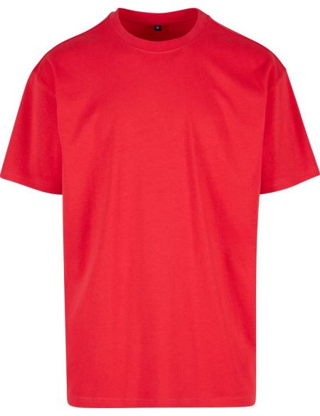 Oversize-T-Shirt aus schwerer Baumwolle Build your Brand BY102 weiß