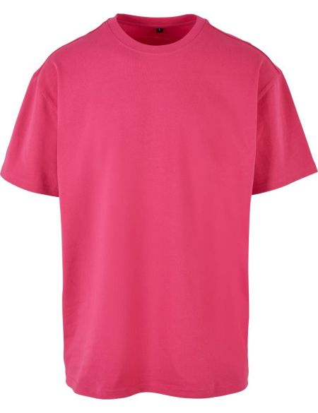 Oversize-T-Shirt aus schwerer Baumwolle Build your Brand BY102 weiß