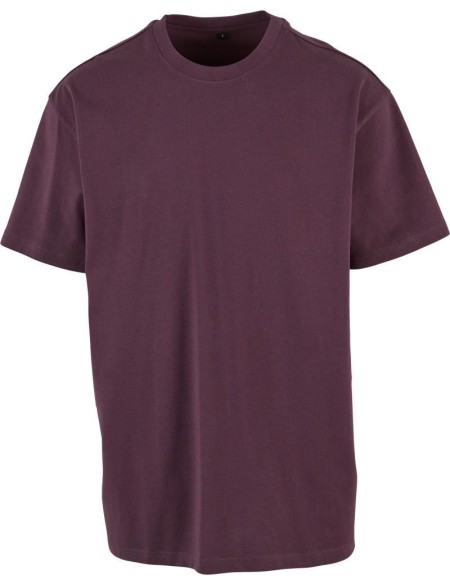 Oversize-T-Shirt aus schwerer Baumwolle Build your Brand BY102 weiß
